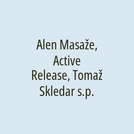 Alen Masaže, Active Release, Tomaž Skledar s.p. - Logotip