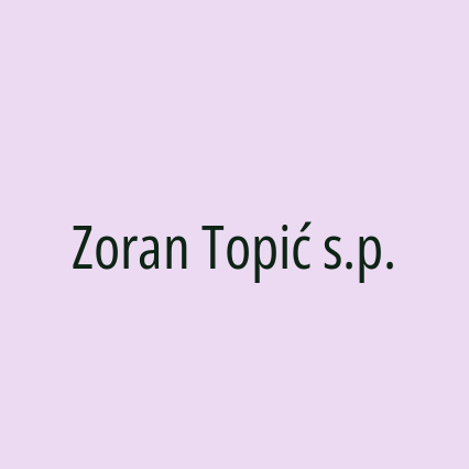 Zoran Topić s.p.