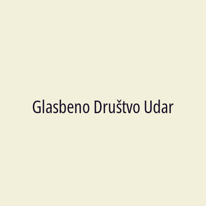 Glasbeno Društvo Udar - Logotip