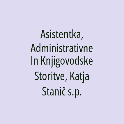 Asistentka, Administrativne In Knjigovodske Storitve, Katja Stanič s.p. - Logotip