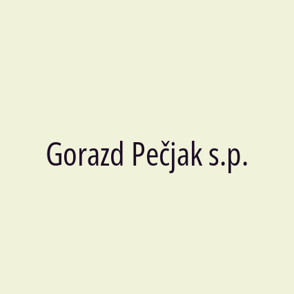 Gorazd Pečjak s.p.