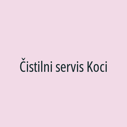 Čistilni servis Koci