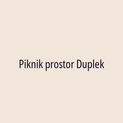 Piknik prostor Duplek