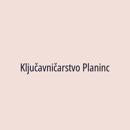 Ključavničarstvo Planinc - Logotip