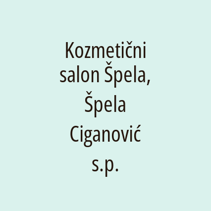 Kozmetični salon Špela, Špela Ciganović s.p. - Logotip