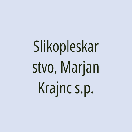 Slikopleskarstvo, Marjan Krajnc s.p. - Logotip