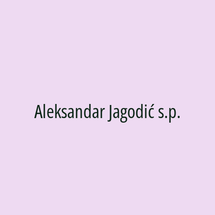 Aleksandar Jagodić s.p. - Logotip