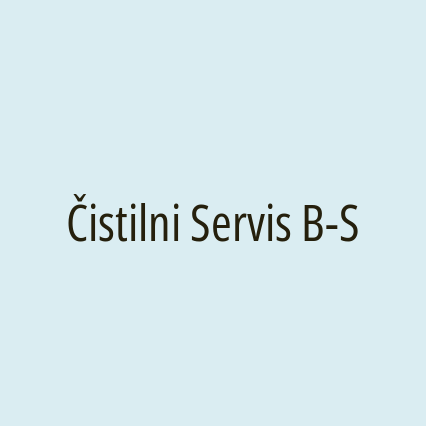 Čistilni Servis B-S