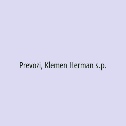 Prevozi, Klemen Herman s.p.