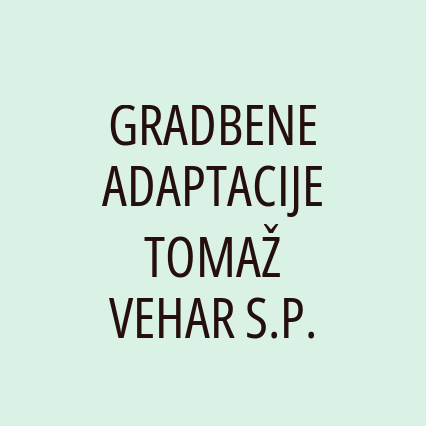 GRADBENE ADAPTACIJE TOMAŽ VEHAR S.P. - Logotip