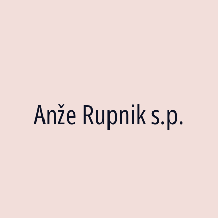 Anže Rupnik s.p.