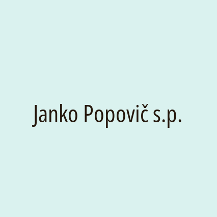 Janko Popovič s.p.