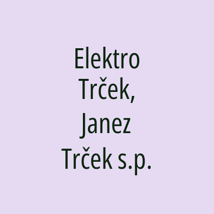 Elektro Trček, Janez Trček s.p. - Logotip