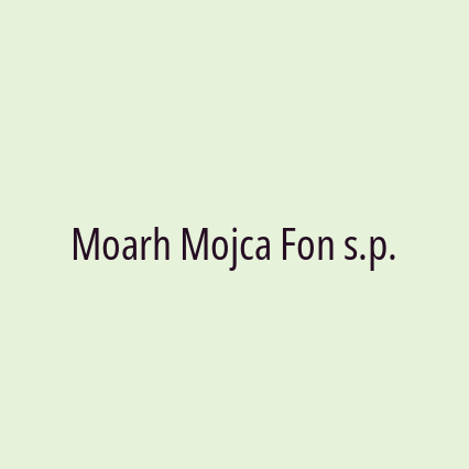 Moarh Mojca Fon s.p.