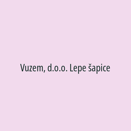 Vuzem, d.o.o. Lepe šapice - Logotip