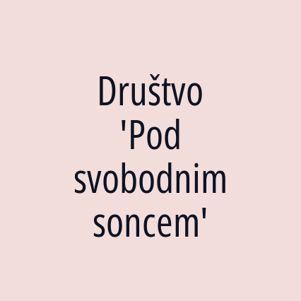 Društvo 'Pod svobodnim soncem'