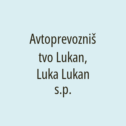 Avtoprevozništvo Lukan, Luka Lukan s.p. - Logotip