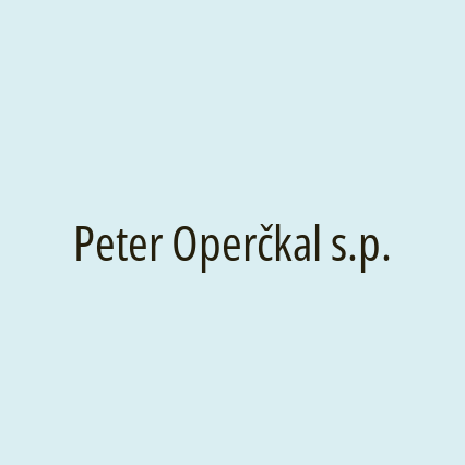 Peter Operčkal s.p.