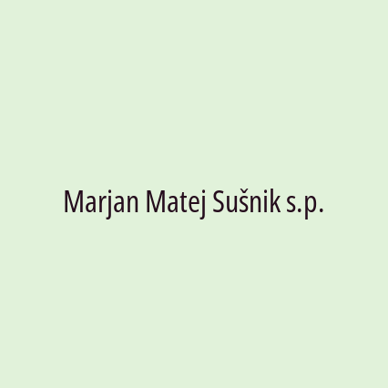 Marjan Matej Sušnik s.p.