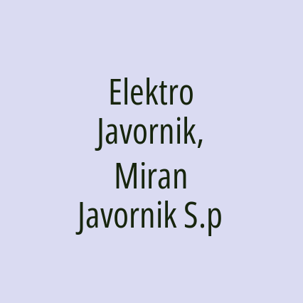 Elektro Javornik, Miran Javornik S.p