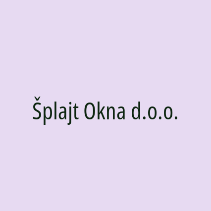 Šplajt Okna d.o.o. - Logotip