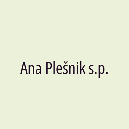 Ana Plešnik s.p.