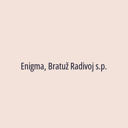 Enigma, Bratuž Radivoj s.p. - Logotip