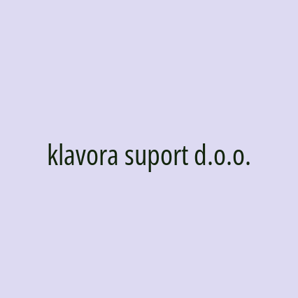 klavora suport d.o.o.