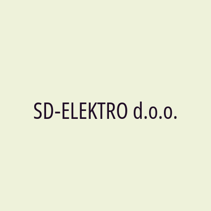 SD-ELEKTRO d.o.o.