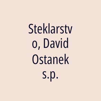 Steklarstvo, David Ostanek s.p. - Logotip