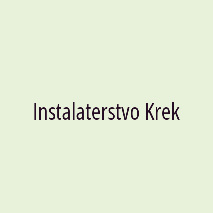 Instalaterstvo Krek