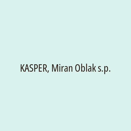 KASPER, Miran Oblak s.p.