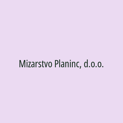 Mizarstvo Planinc, d.o.o. - Logotip