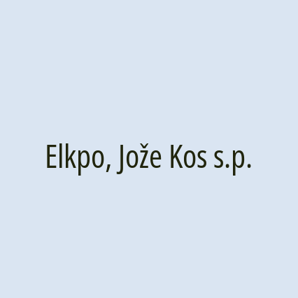 Elkpo, Jože Kos s.p.