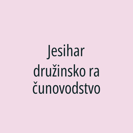 Jesihar družinsko računovodstvo