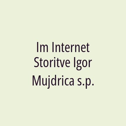 Im Internet Storitve Igor Mujdrica s.p. - Logotip