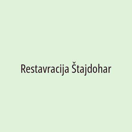 Restavracija Štajdohar