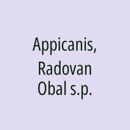 Appicanis, Radovan Obal s.p.