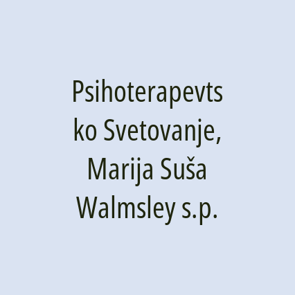 Psihoterapevtsko Svetovanje, Marija Suša Walmsley s.p. - Logotip