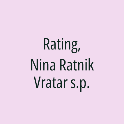 Rating, Nina Ratnik Vratar s.p.