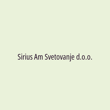 Sirius Am Svetovanje d.o.o. - Logotip