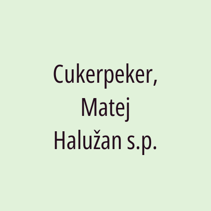 Cukerpeker, Matej Halužan s.p. - Logotip