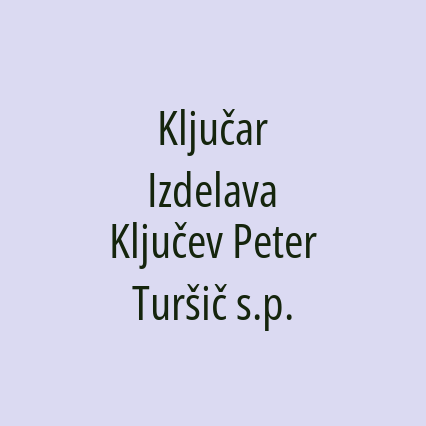 Ključar Izdelava Ključev Peter Turšič s.p. - Logotip