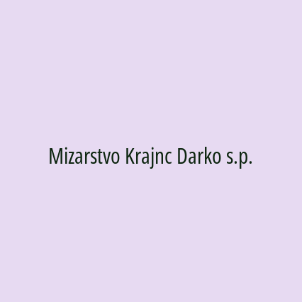 Mizarstvo Krajnc Darko s.p. - Logotip