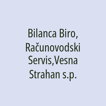 Bilanca Biro, Računovodski Servis,Vesna Strahan s.p. - Logotip