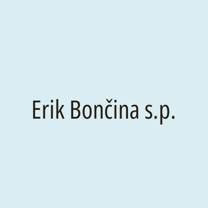 Erik Bončina s.p.