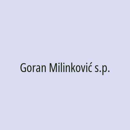 Goran Milinković s.p.