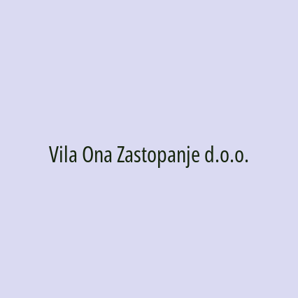 Vila Ona Zastopanje d.o.o.