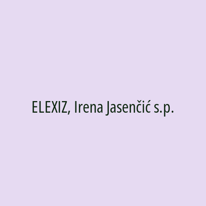 ELEXIZ, Irena Jasenčić s.p.