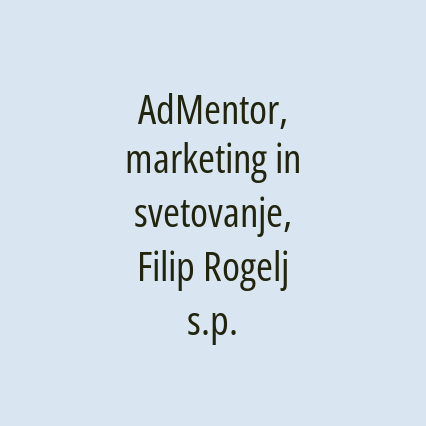 AdMentor, marketing in svetovanje, Filip Rogelj s.p.